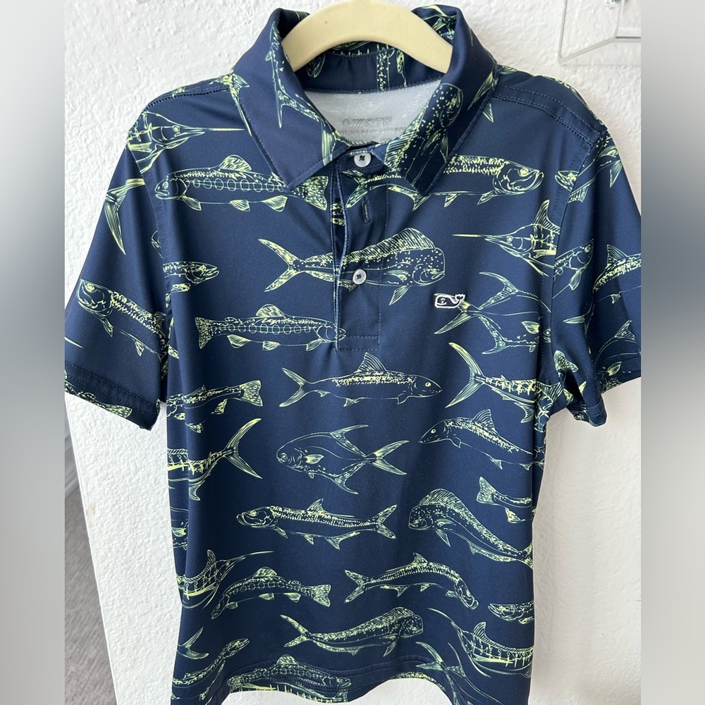 Boys Vineyard Vines Performance Sankaty Polo